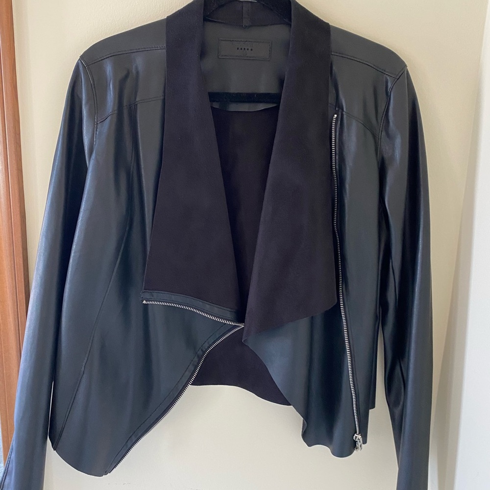 Black Faux Leather Jacket